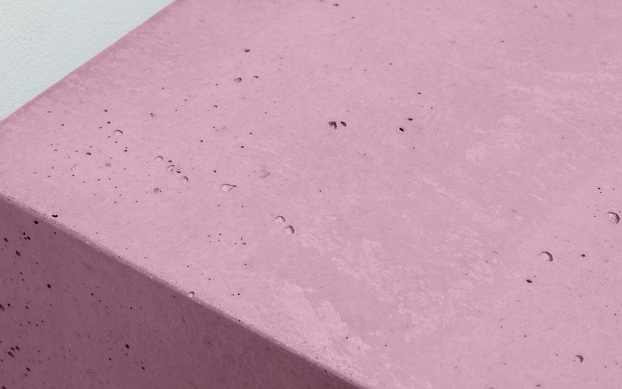 Beton Lowboard, rosa, 150 cm, Detail