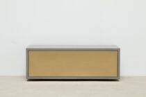 Beton Lowboard mit Schublade 120 cm, frontal