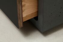 Beton Lowboard mit Front aus Fenix®