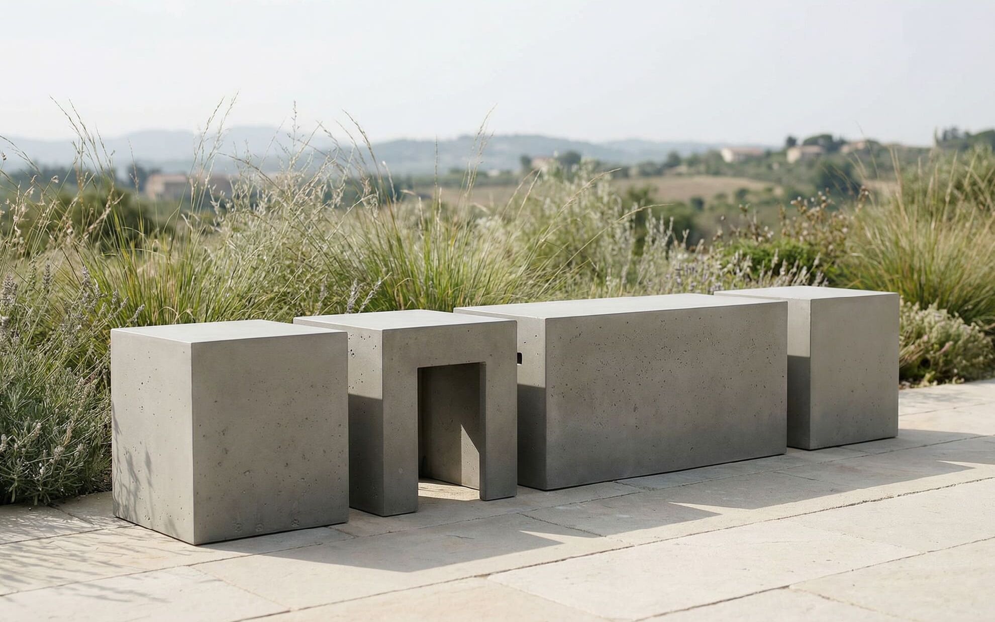Betonhocker Serie