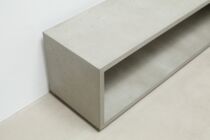 Beton Lowboard 150 cm im Anschnitt