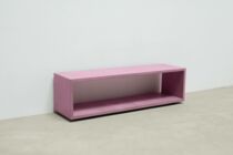 Beton Lowboard, rosa, 150 cm, seitlich