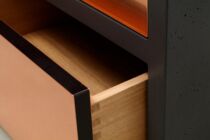 Detail Beton-Sideboard Copperbox 180 cm