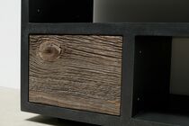 Beton Lowboard mit Schubladen aus Altholz