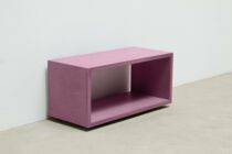 Beton Lowboard, rosa, 90 cm, seitlich