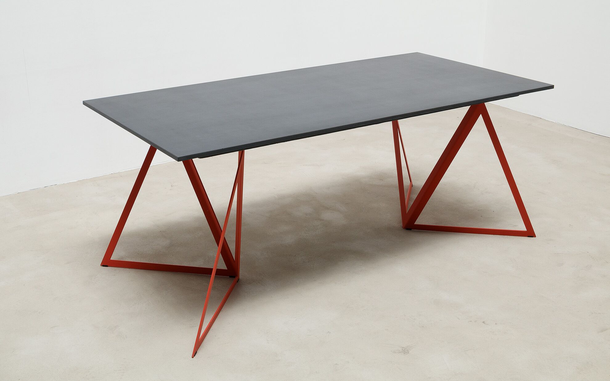 Betontisch von oben
