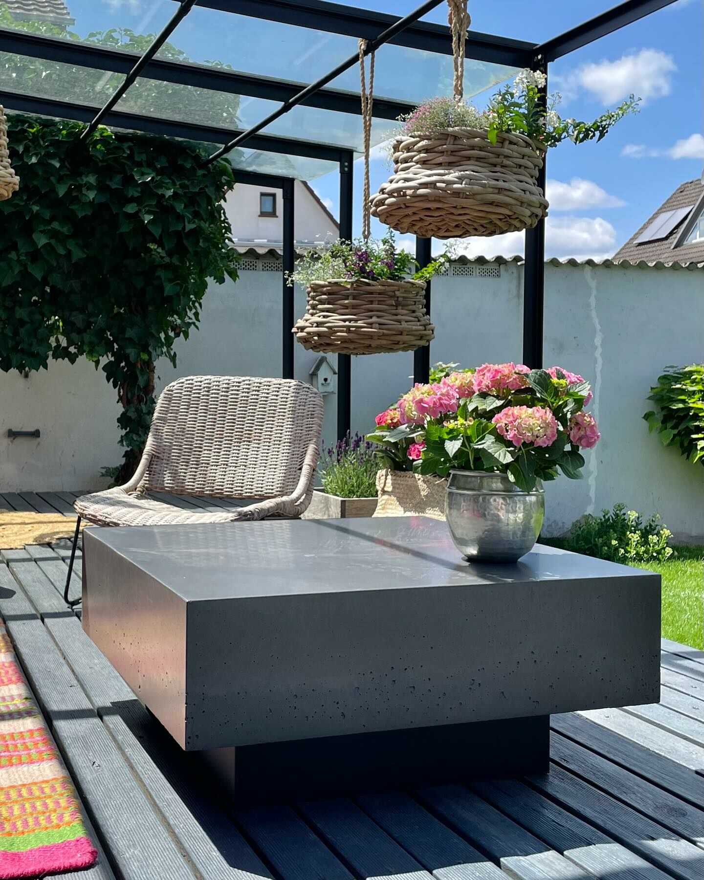 Outdoor-Tisch as Beton