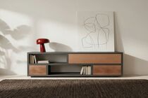 Beton-Sideboard Copperbox im Wohnzimmer