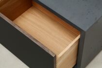 Beton Lowboard mit Front aus Fenix®