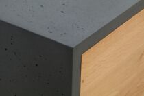 Beton Lowboard mit Eichenfront