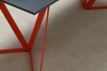 Betontisch Detail