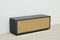 Beton Lowboard 120 cm anthrazit mit Schublade 