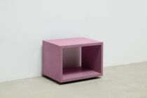 Beton Lowboard, rosa, 60 cm, seitlich