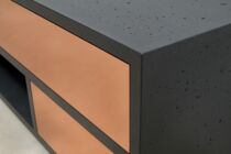 Detail Beton-Sideboard Copperbox 160 cm