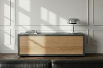 Beton Lowboard EIche 120 cm