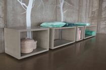 Beton Lowboard Kombination Wohnen