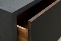 Beton Lowboard mit Front aus Fenix®