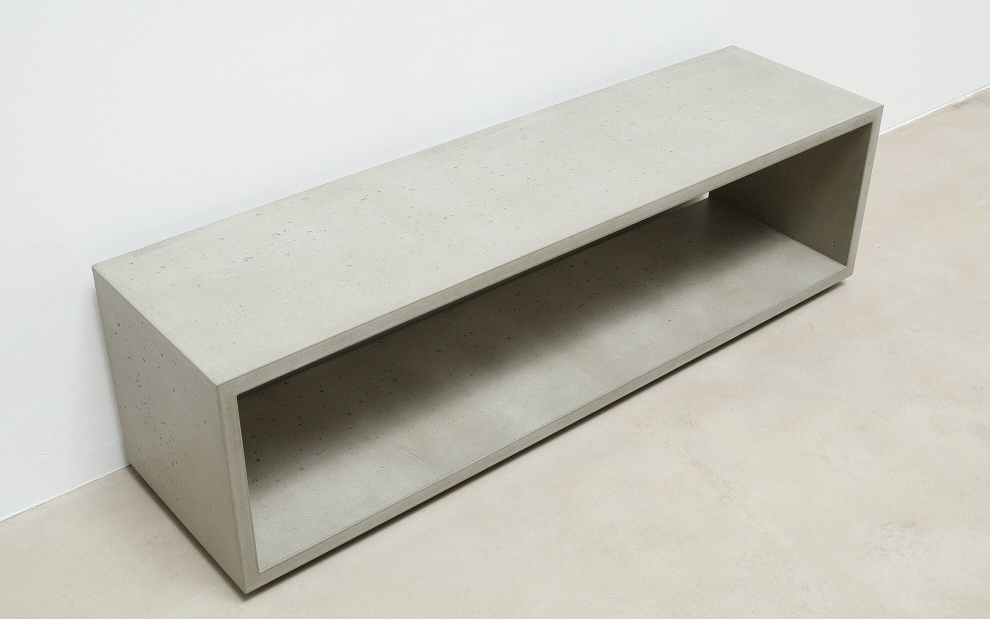 Beton Lowboard 150 cm von oben