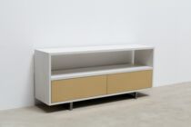 Beton-Sideboard weiss