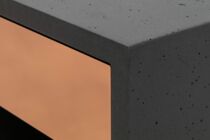 Nachttisch Beton mit Schublade