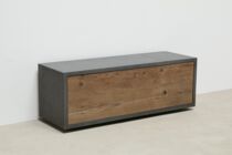 Beton Lowboard mit Holzfront 120 cm