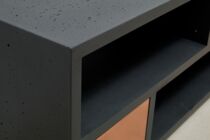 Detail Beton-Sideboard Copperbox 160 cm