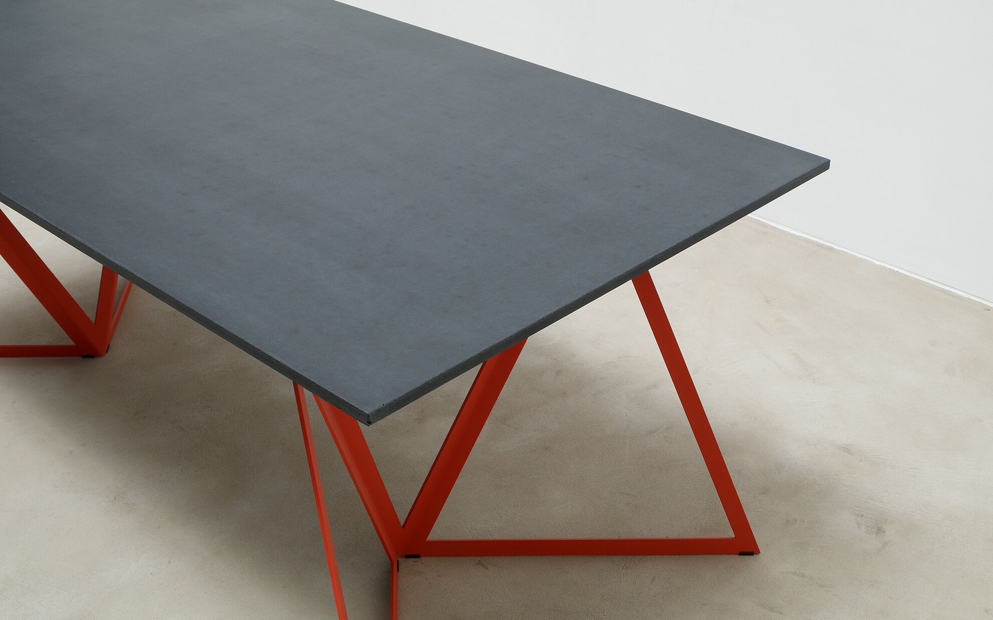 Betontisch Detail