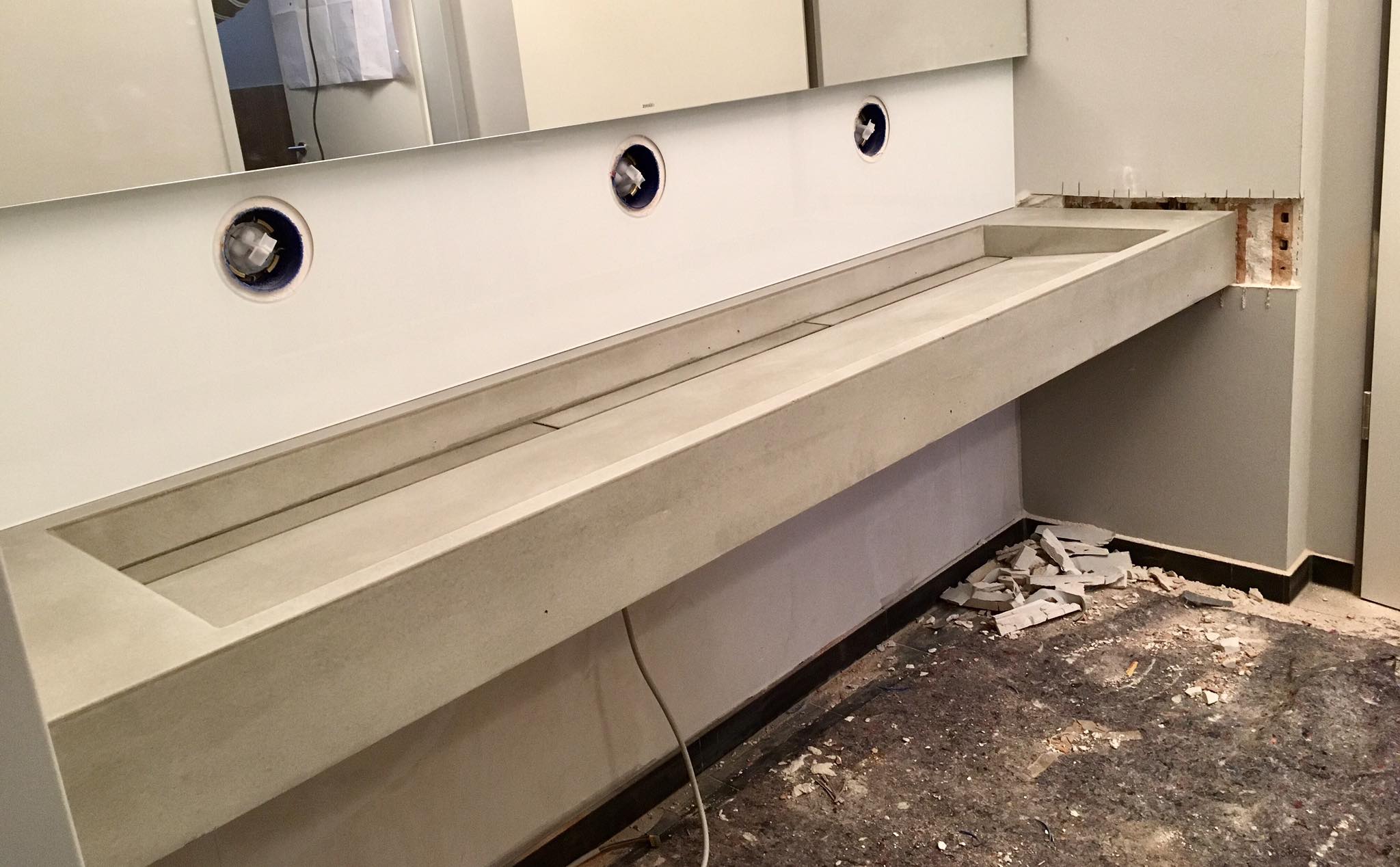 Beton Waschbecken