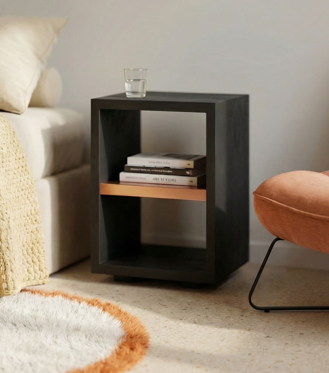 Nachttisch aus Beton 40cm