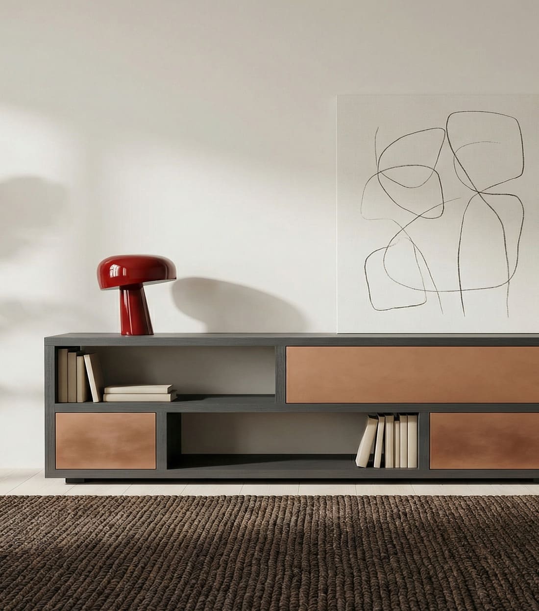 Detail Beton-Sideboard Copperbox