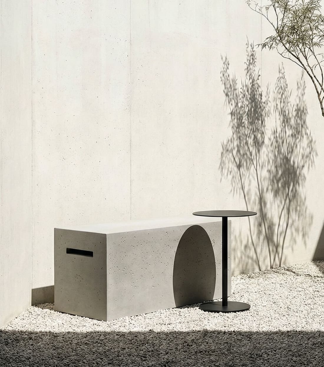 Betonbank Block 90 x 45 x 40 cm